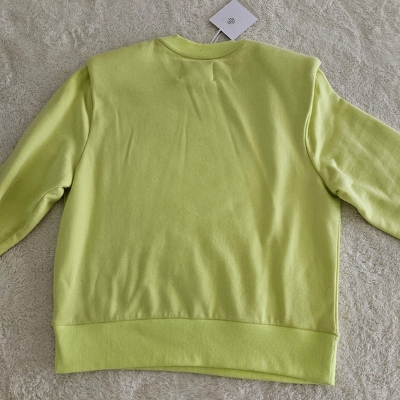 Pistola Kristen shoulder pad sweatshirt citron - Picture 2 of 6